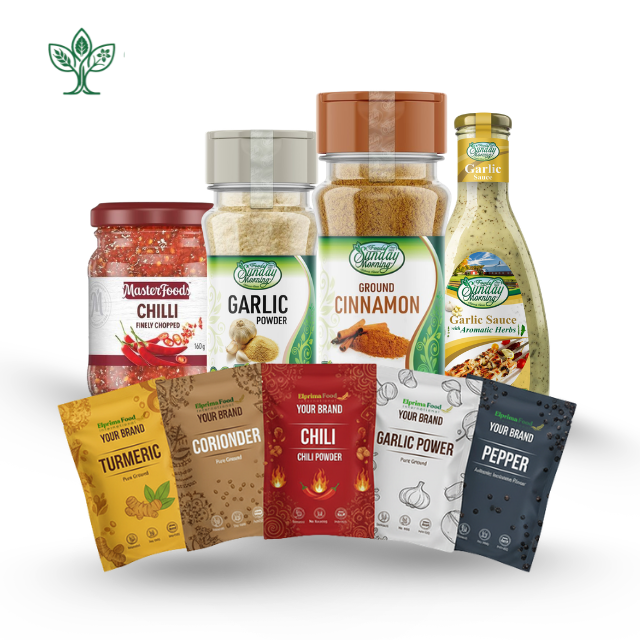 Home aneka bumbu dapur serbuk, cair, bubuk dan pasta